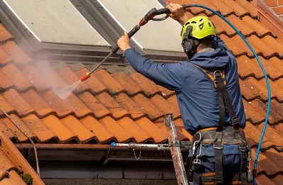 Démoussage et hydrofuge de toiture à Arbonne